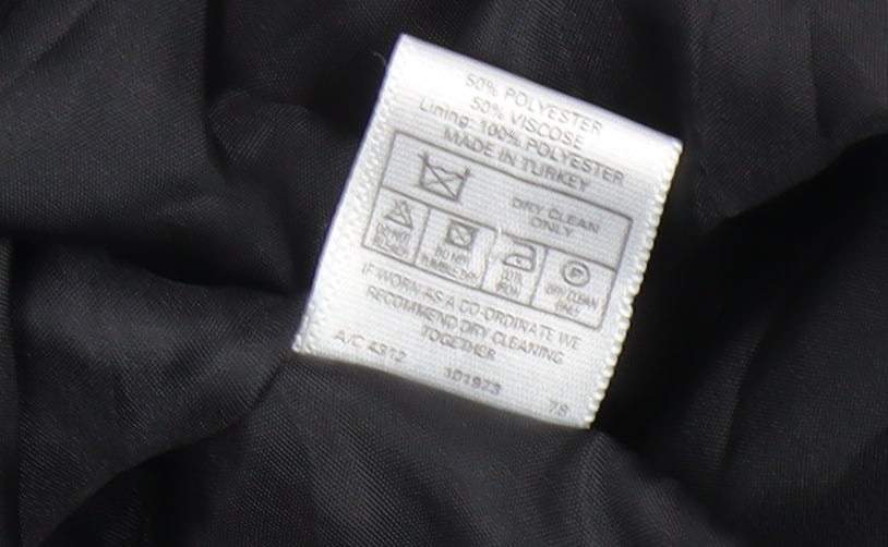 Richards Womens Black Suit Jacket, Size 12, Business