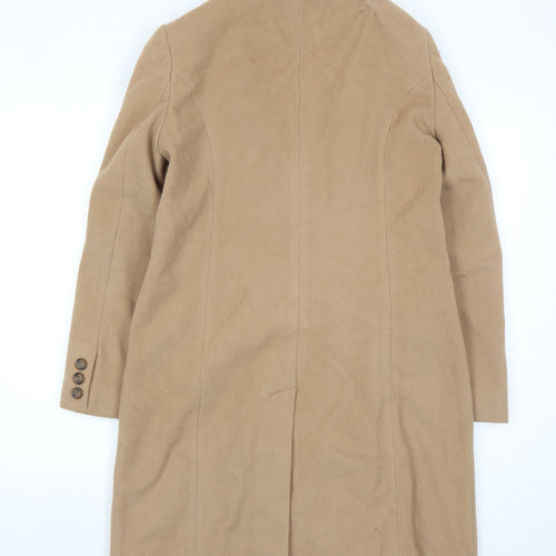 Marks and Spencer Beige Wool Blend Women's Coat Size 10