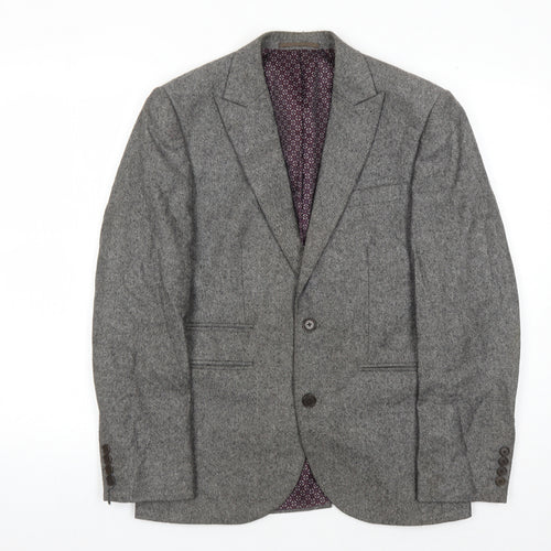Next Men's Grey Blazer, Size 38S