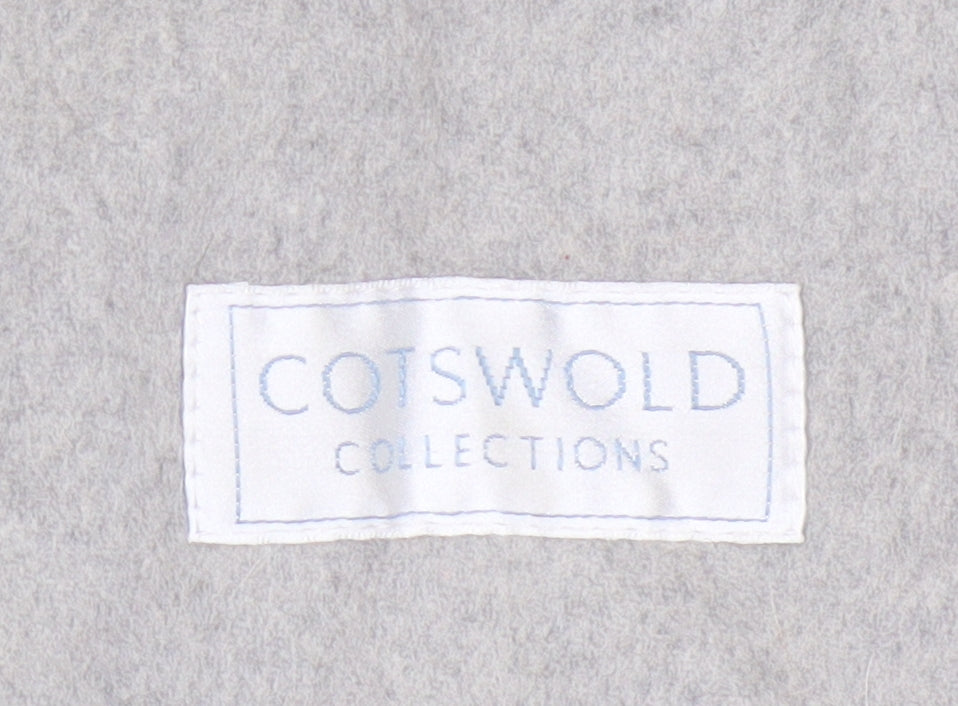 Cotswold Collections Women's Grey Pea Coat Size 16, Classic Style