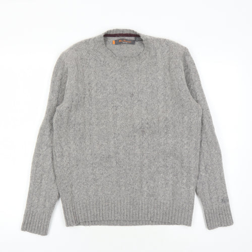 Ben Sherman Men's Grey M Wool Blend Pullover