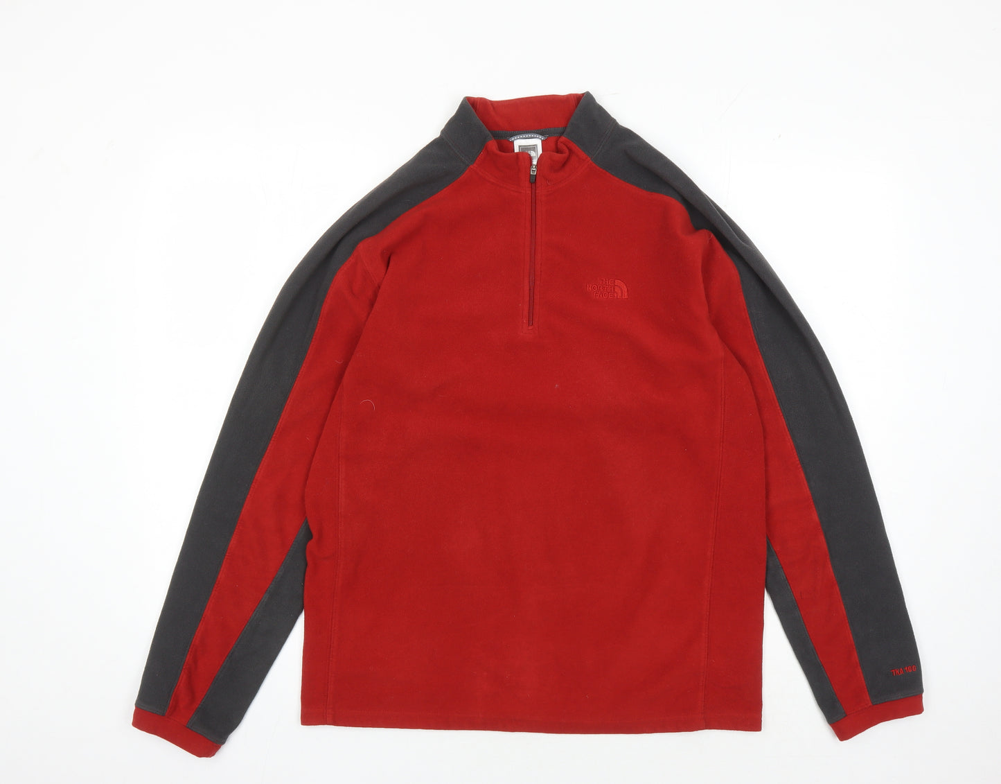 The North Face Red Men's Pullover Sweatshirt, Size M