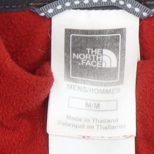 The North Face Red Men's Pullover Sweatshirt, Size M