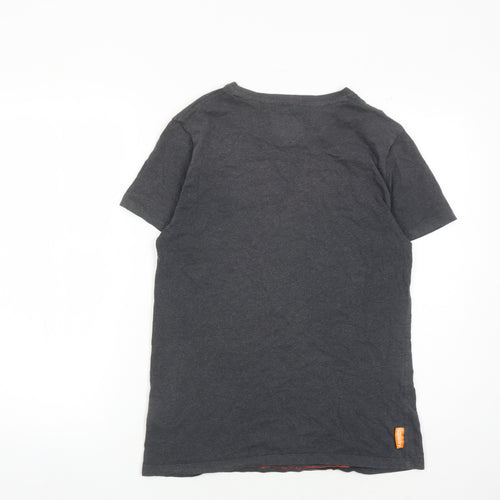 Superdry Men's Grey Regular Crew Neck T-Shirt Size M