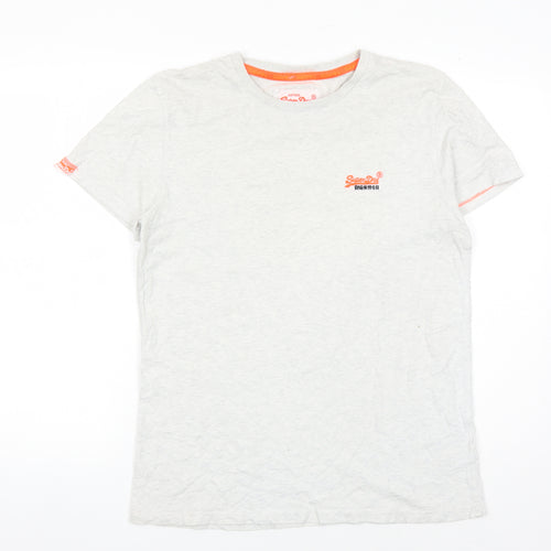 SuperDry Men's Grey Vintage Short Sleeve T-Shirt M