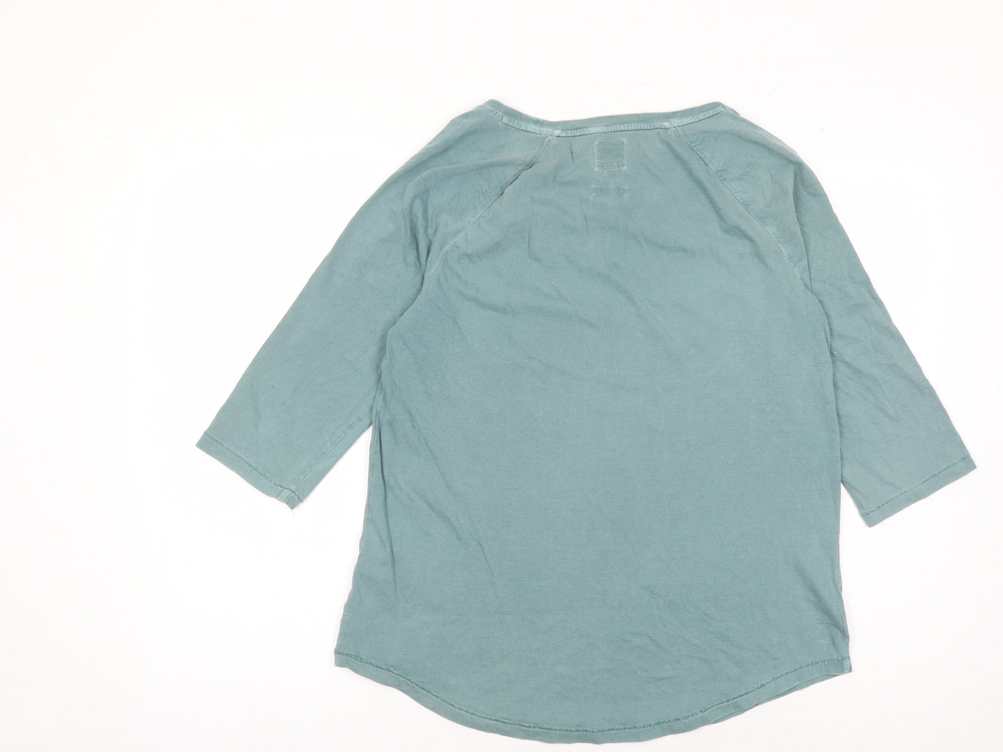 FatFace Women's Blue 3/4 Sleeve Top, Size 12