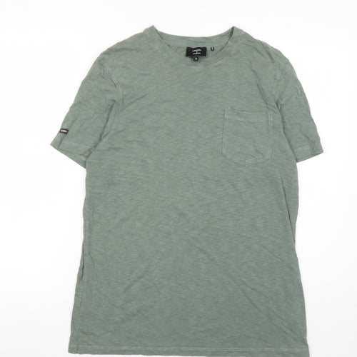 Superdry Men's Green Crew Neck T-Shirt, Size S, Short Sleeve