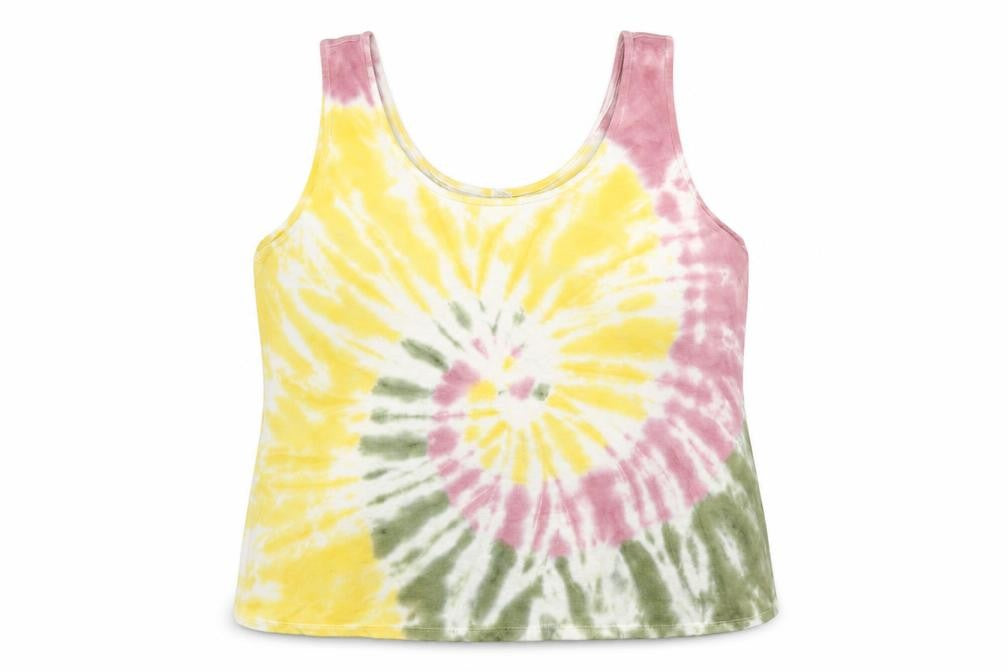 Front view of Old Navy Women's Multicoloured XL Tie-Dye Tank