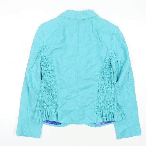 Marks and Spencer Women's Blue Linen Suit Jacket