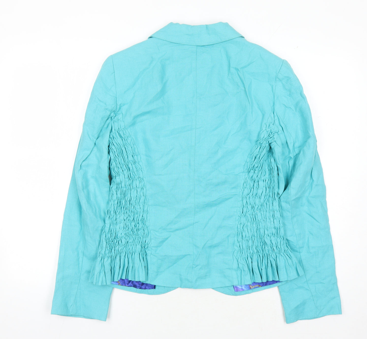 Marks and Spencer Women's Blue Linen Suit Jacket