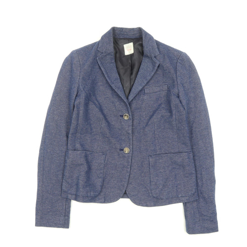 Gap Women's Blue Blazer Size 10 - Modern Style