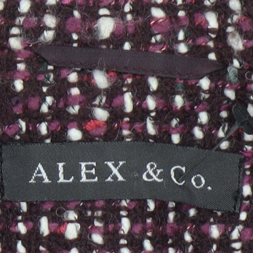 Alex & Co Women's Multicoloured Short Blazer Size 12