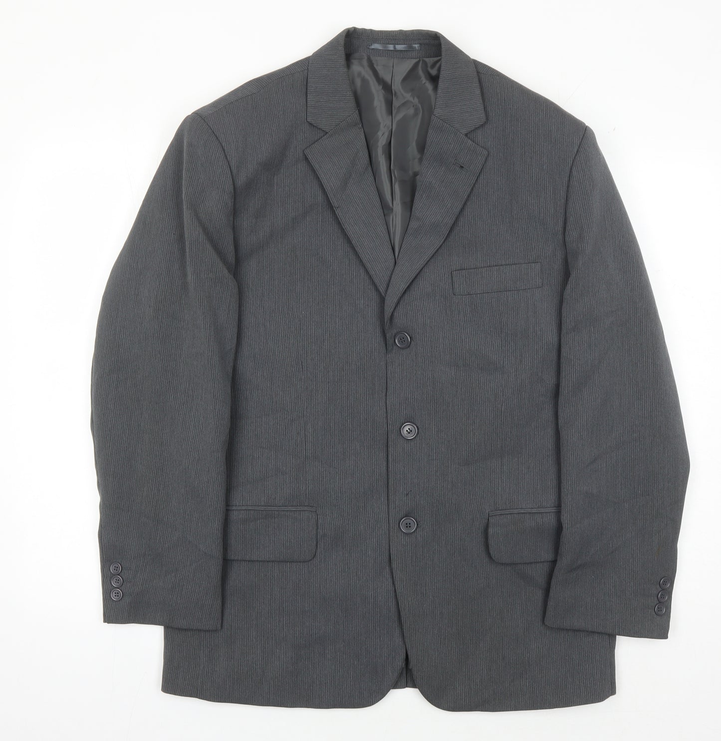 Grey Premier Man Men's Short Blazer, Size 38S