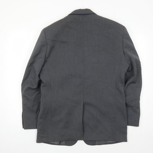 Grey Premier Man Men's Short Blazer, Size 38S