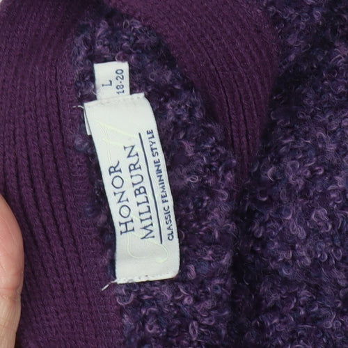 Honor Millburn Women's Purple Cardigan L