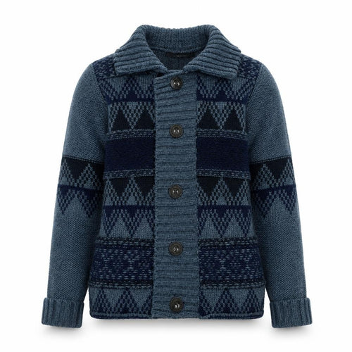 Calvin Klein Women's Blue Collared Cardigan, Size S