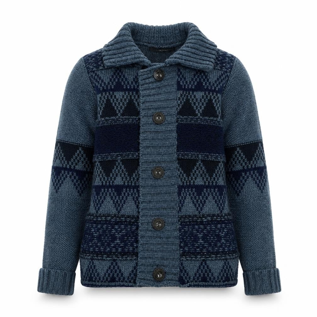Calvin Klein Women's Blue Collared Cardigan, Size S