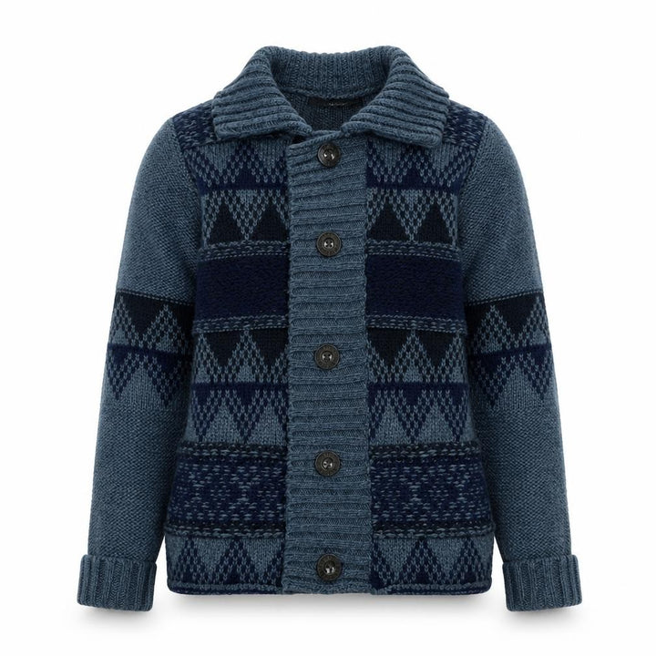 Calvin Klein Women's Blue Collared Cardigan, Size S