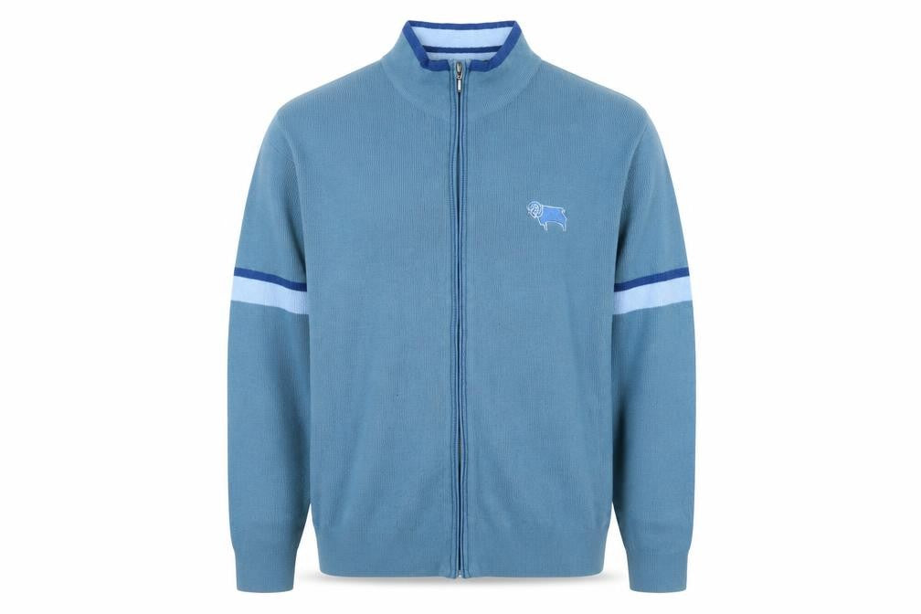 Roberto Zanetti Men's Blue Full Zip Jumper, Size L, Casual
