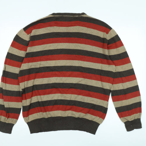 Rocha John Rocha Men's Multicoloured Striped Pullover L