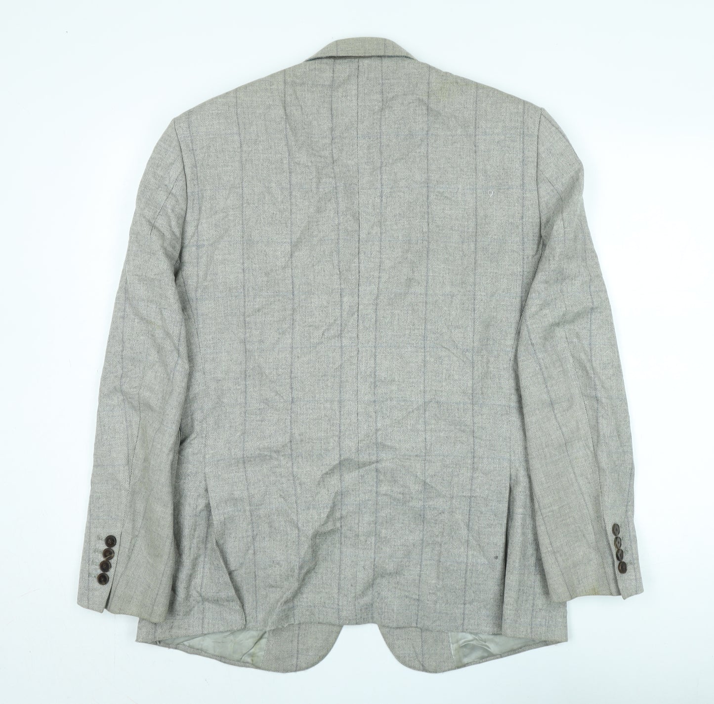 Charles Tyrwhitt Men's Beige Striped Blazer 40R