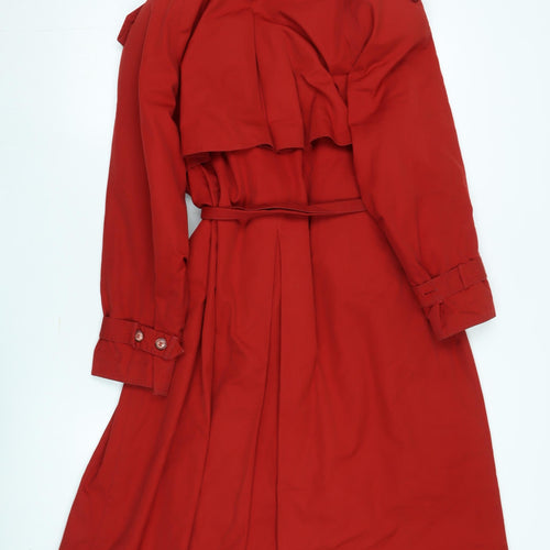 Four Seasons Women's Red Trench Coat Size 10