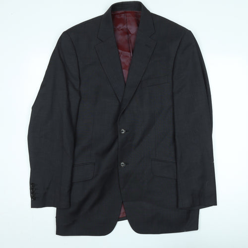 Austin Reed Men's Black Blazer 40 Regular Formal