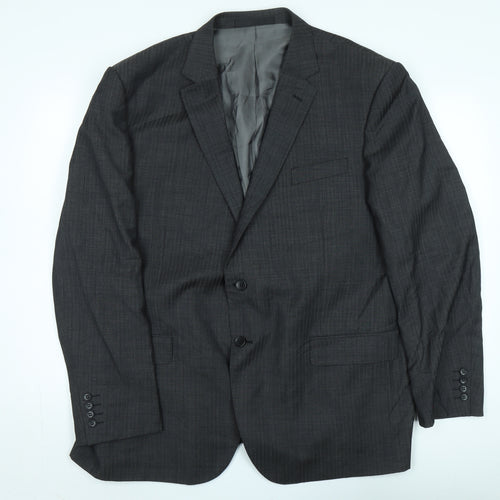 Marks and Spencer Men's Grey Blazer 48R Classic Fit