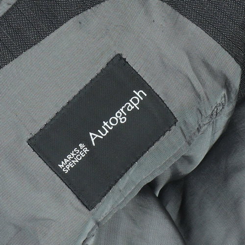 Marks and Spencer Men's Grey Blazer 48R Classic Fit