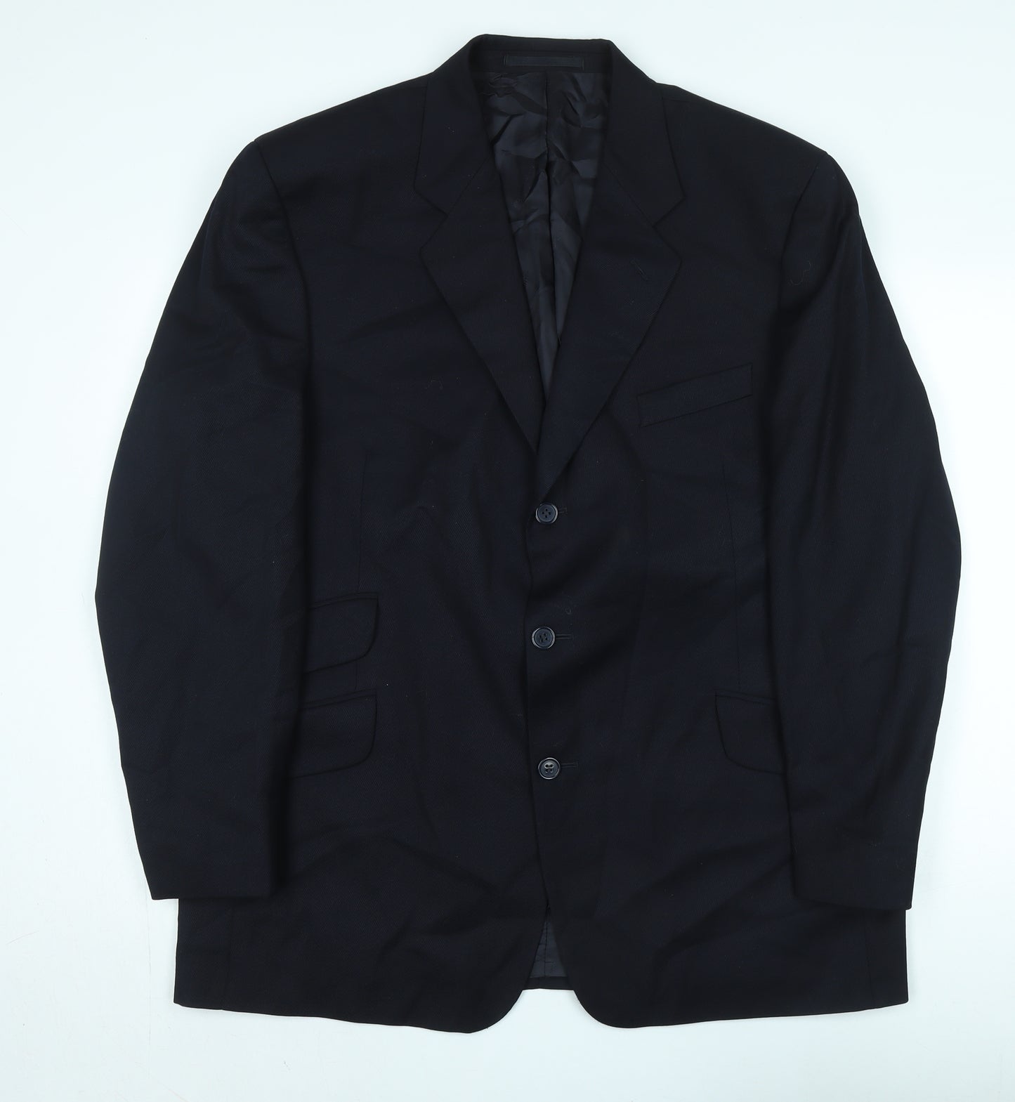 Daniel Hechter Men's Black Blazer, Size 46, Formal Wear