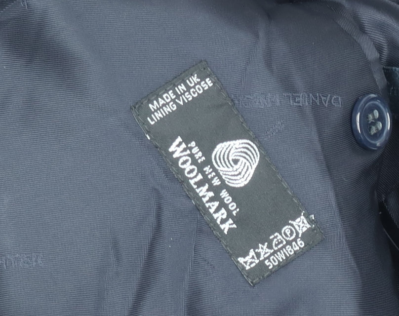 Daniel Hechter Men's Black Blazer, Size 46, Formal Wear