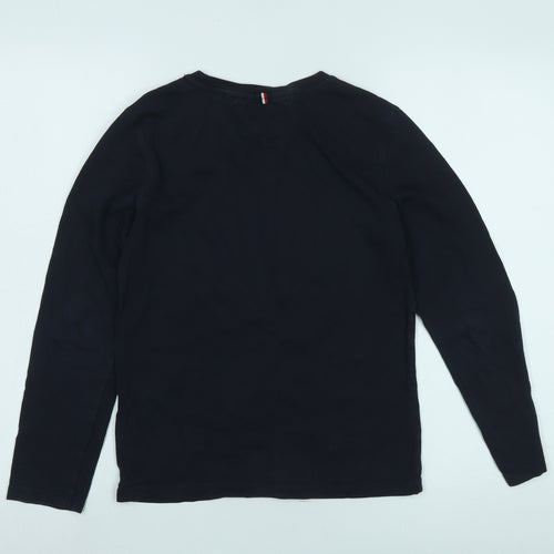 Tommy Hilfiger Boys Black Long Sleeve T-Shirt 11-12 Years