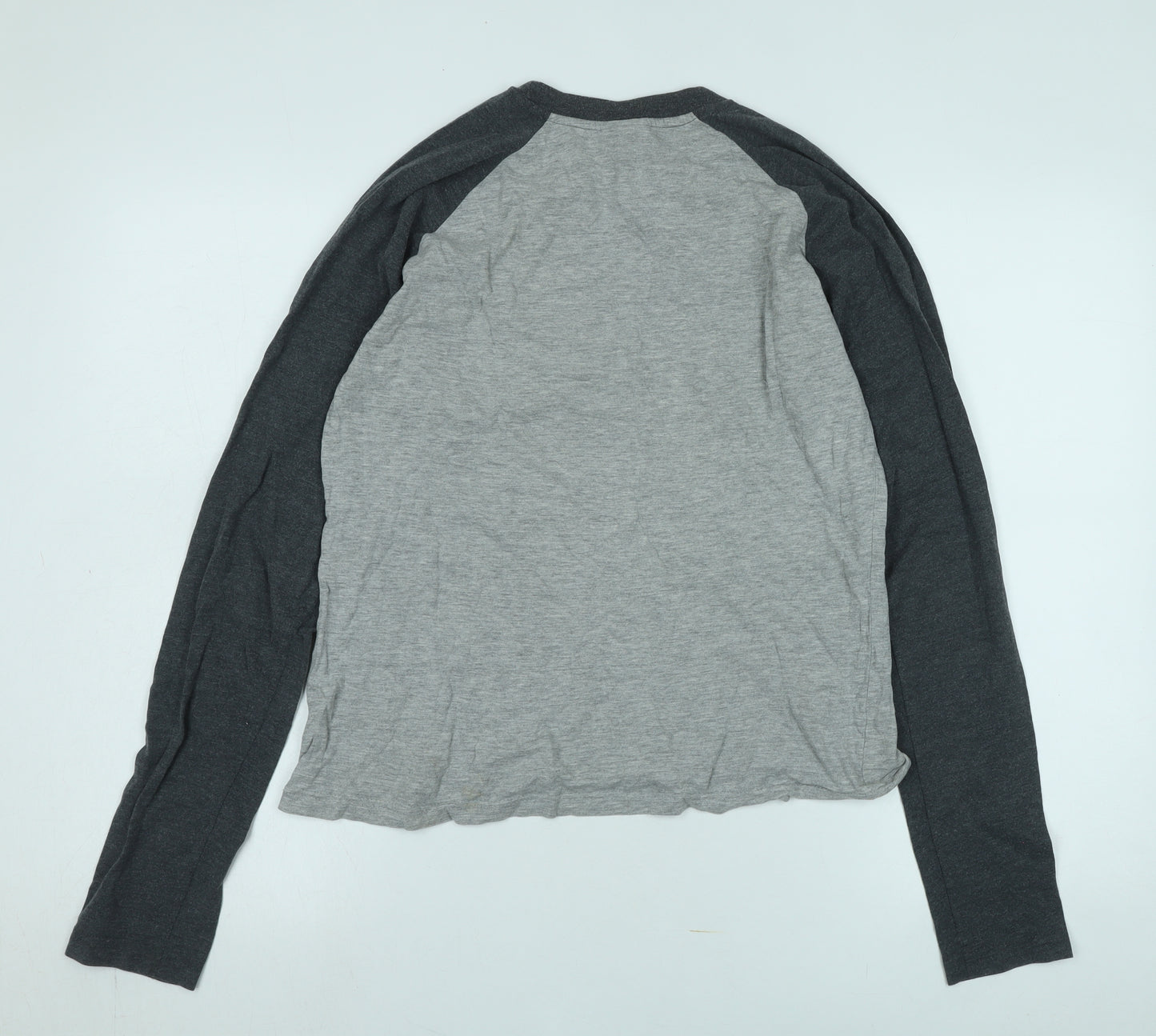Bench Boys Grey Long Sleeve T-Shirt Size S Casual Wear