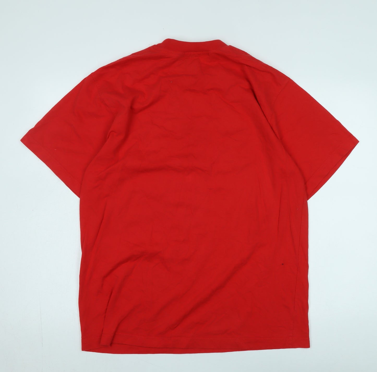 Admiral Men's Red T-Shirt M Sports Logo Graphic