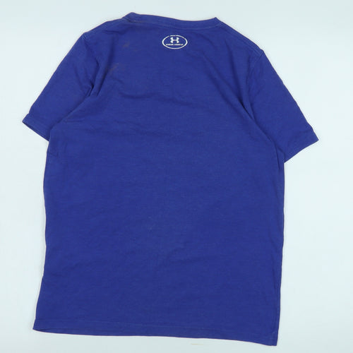 Under Armour Boys Blue T-Shirt Short Sleeve