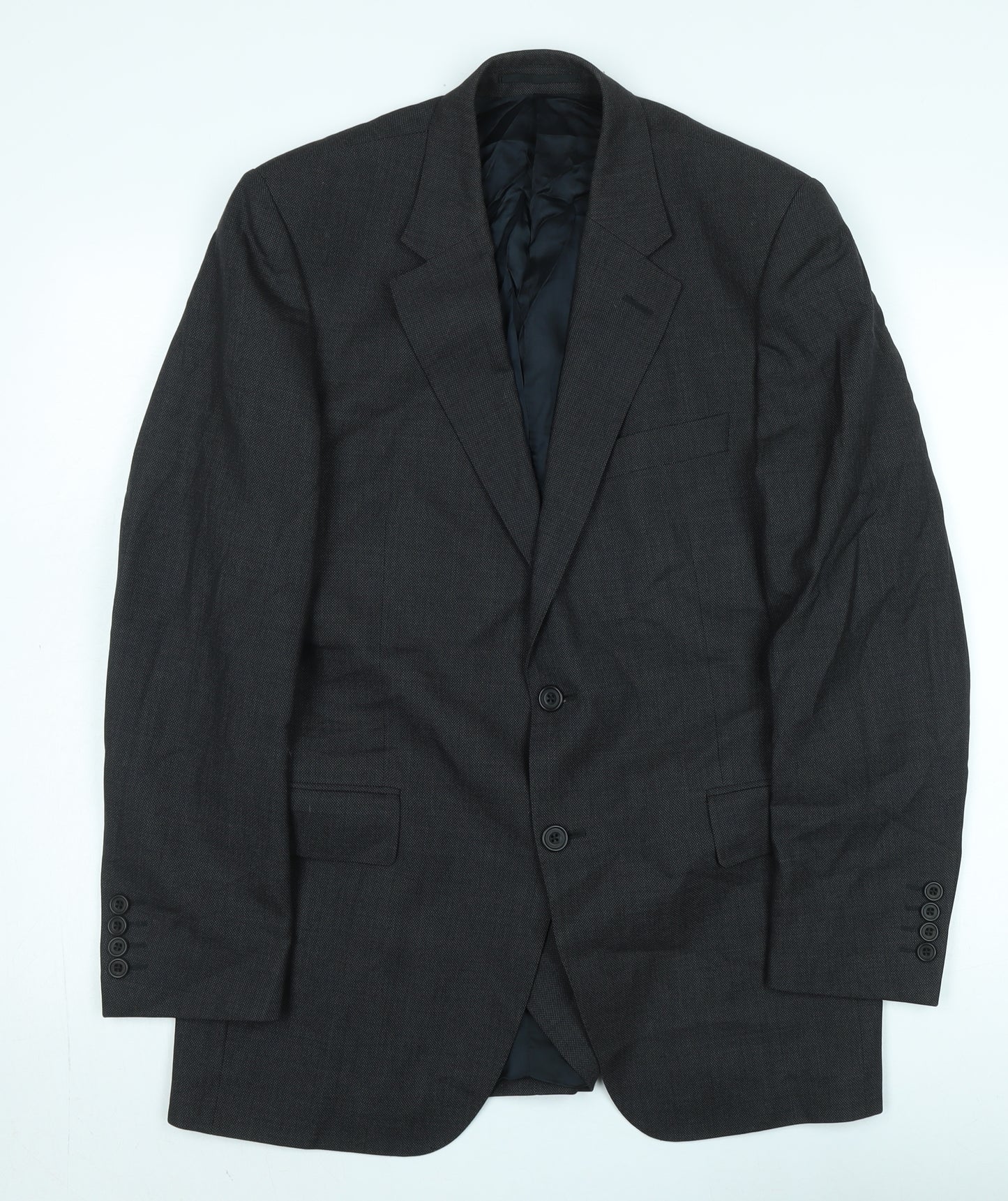 Gieves & Hawkes Men's Black Blazer Size 40 Regular Fit