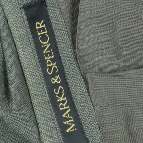 Marks and Spencer Men's Grey Blazer, Size 40R, Classic Fit