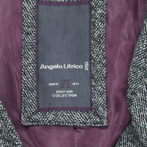 Angelo Litrico Men's Grey Tweed Blazer 56 Classic Fit