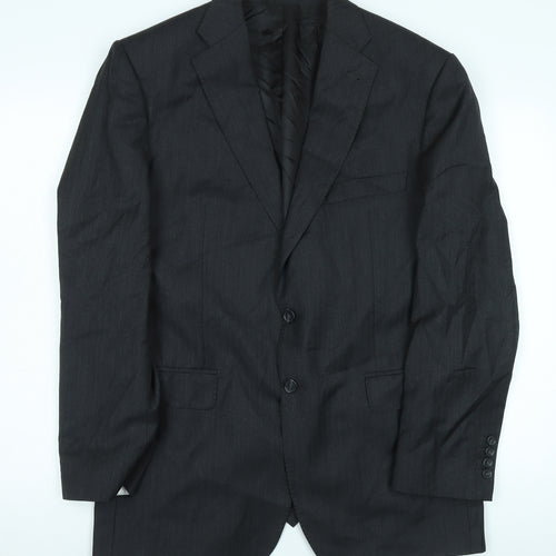 Marks and Spencer Men's Black Wool Blazer 42R Size Classic