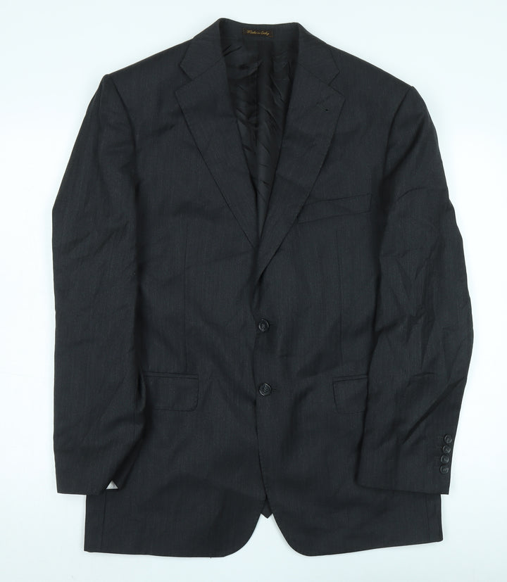 Marks and Spencer Men's Black Wool Blazer 42R Size Classic