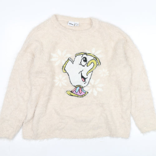 Disney Women's Beige Pullover Jumper M