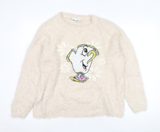 Disney Women's Beige Pullover Jumper M