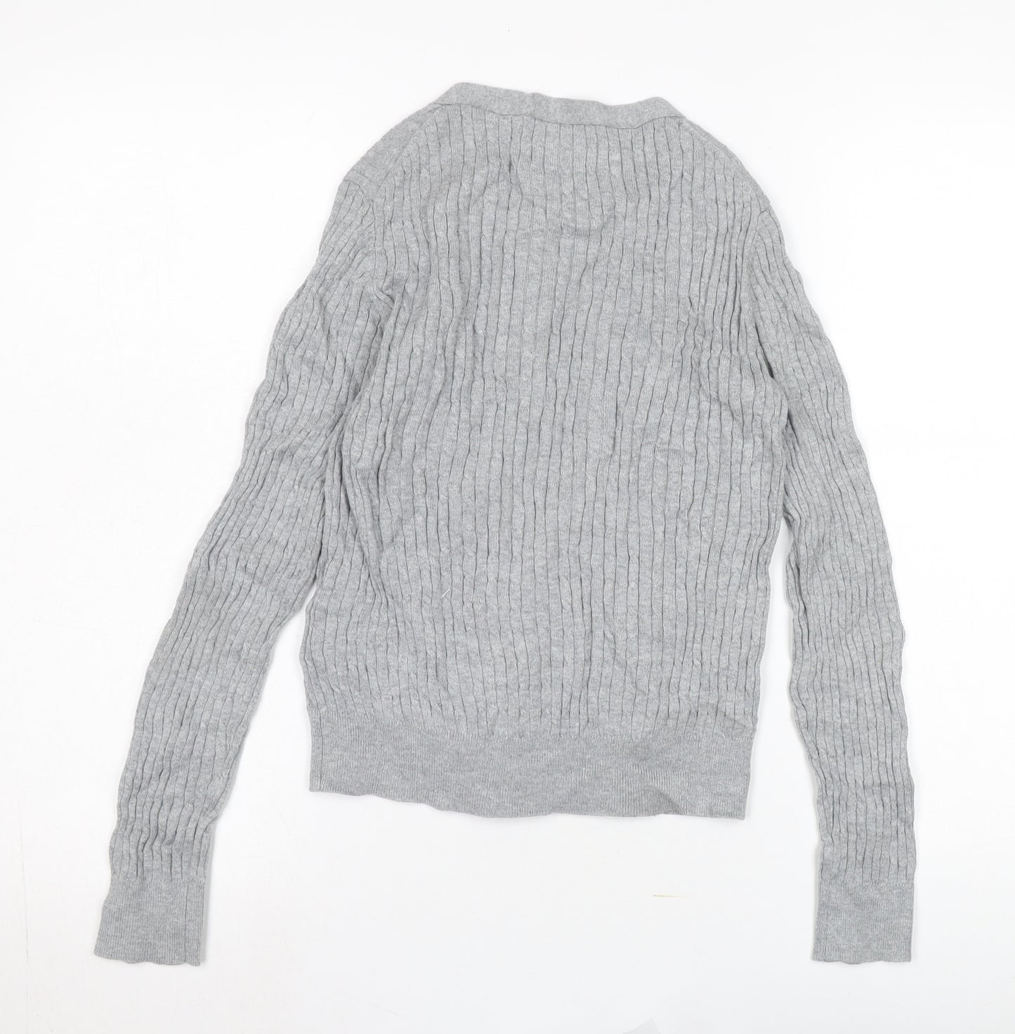 Jack Wills Women's Grey Knit Cardigan, Size 8