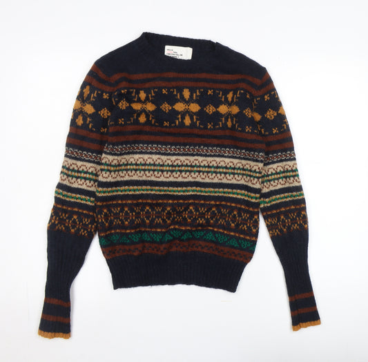 Leon & Harper Women's Multicoloured Fair Isle Jumper S