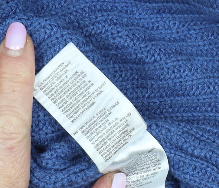 White Stuff Women's Blue Multicolor Relaxed Jumper Size 14