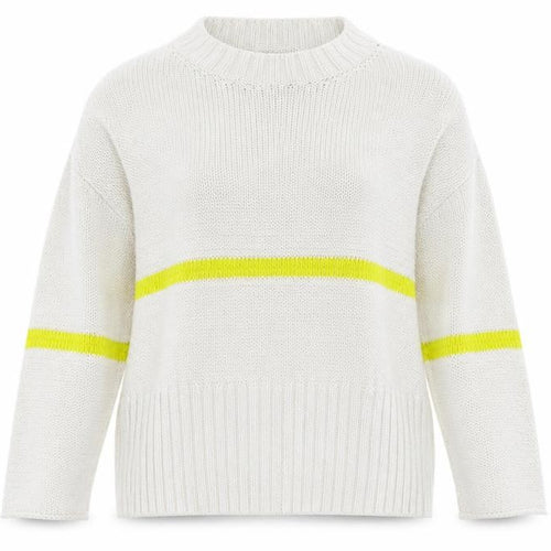 Topshop Women’s Ivory Crew Neck Jumper Size 10
