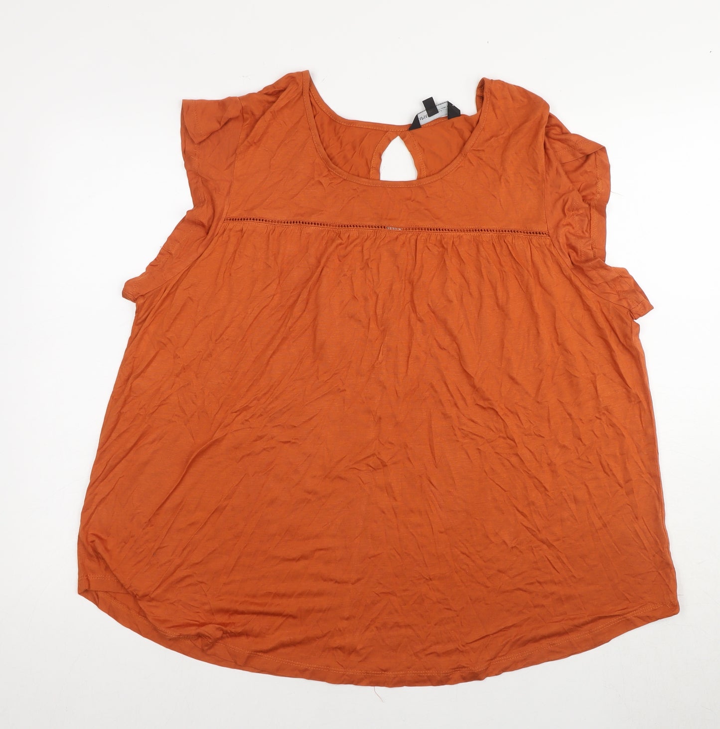 Capsule Women's Orange Relaxed Fit Top Size 22