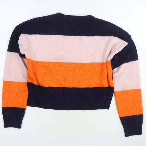 New Look Women's Striped Knit Pullover Jumper S