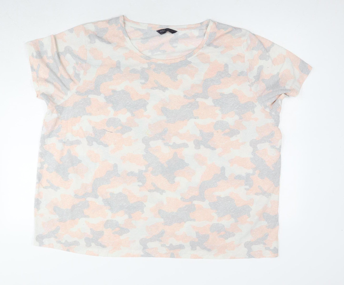 Marks and Spencer Women's Camouflage T-Shirt, Size 34