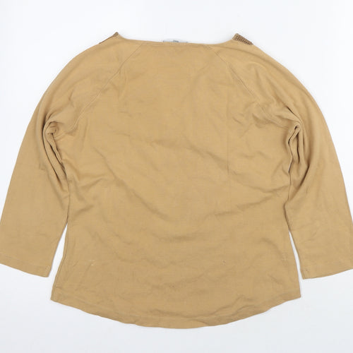 Per Una Brown Blouse - Women’s Size 12 Stretch Knit